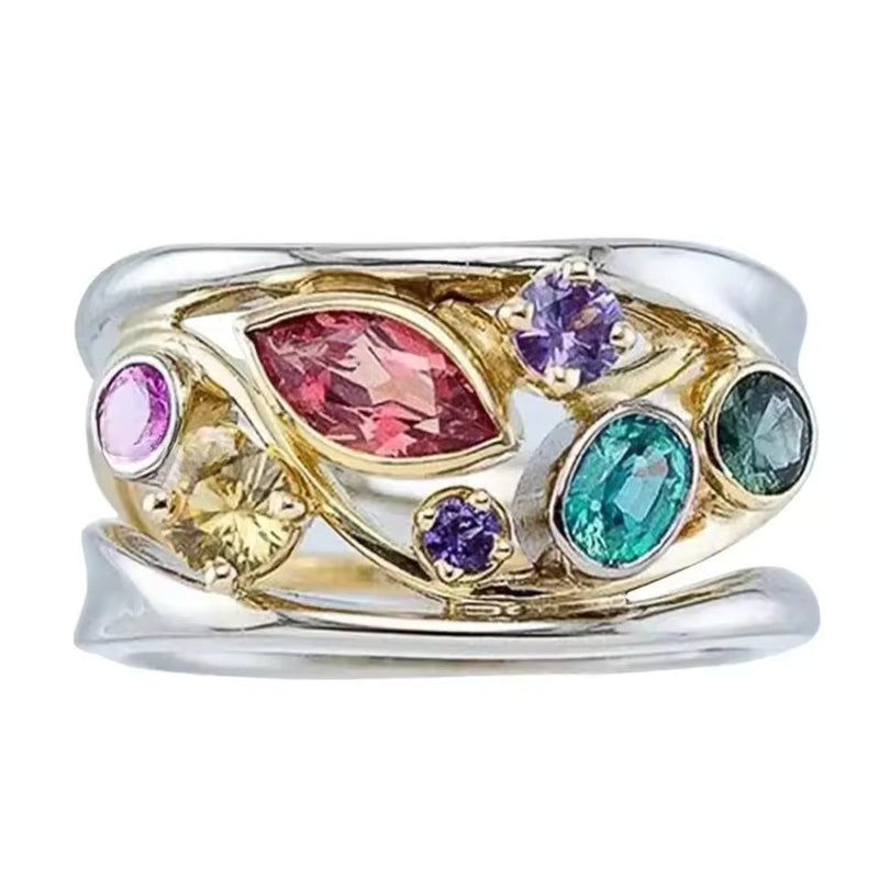 Elegant Multistone Ring