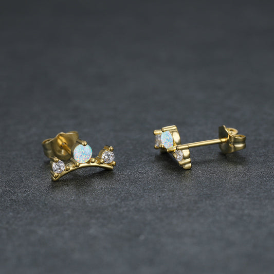 Elegant Opal Earrings
