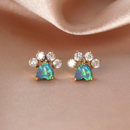 Elegant Opal Earrings