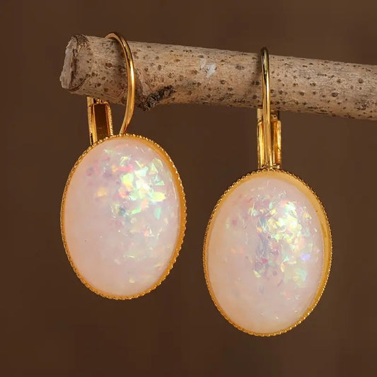 Elegant Opal Earrings