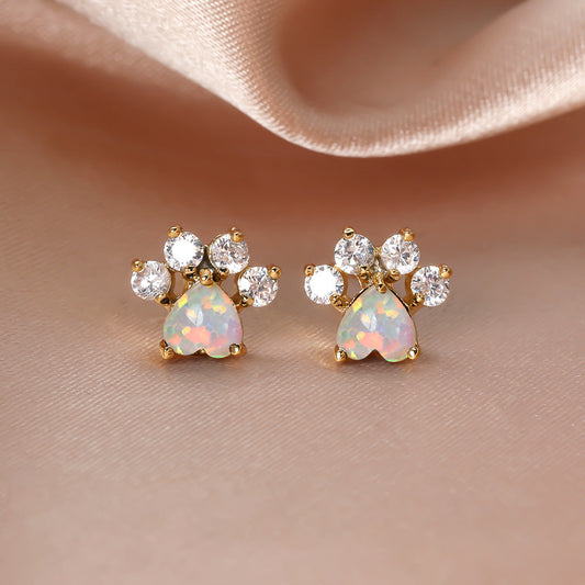 Elegant Opal Earrings