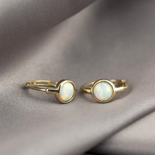 Elegant Opal Earrings