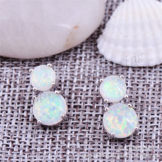 Elegant Opal Earrings
