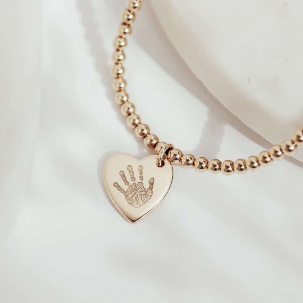 Elegant Palmistry Heart Bracelet