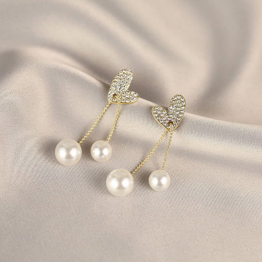 Elegant Pearl Drop Earrings
