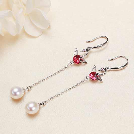 Elegant Pearl Drop Earrings