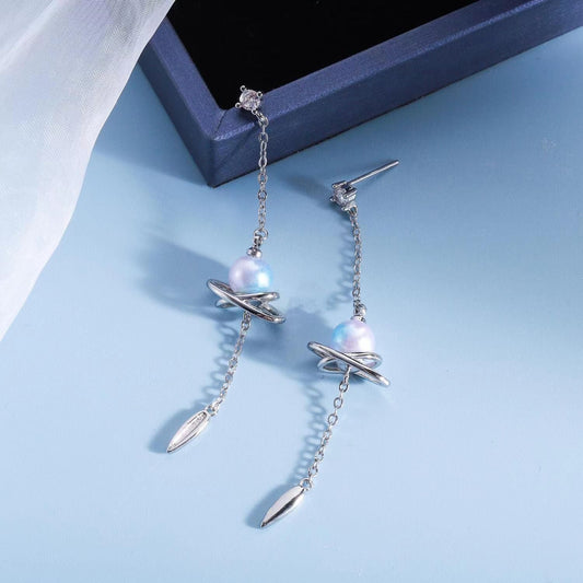 Elegant Pearl Drop Earrings