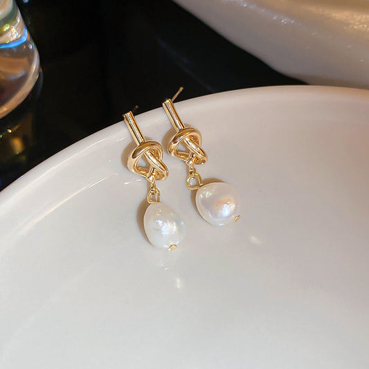 Elegant Pearl Drop Earrings