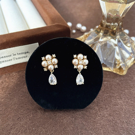 Elegant Pearl Drop Earrings