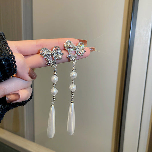 Elegant Pearl Drop Earrings