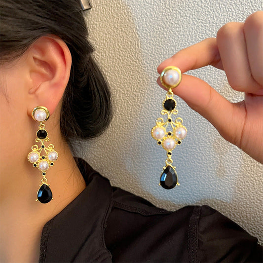 Elegant Pearl Drop Earrings