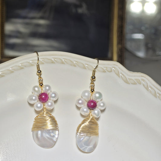Elegant Pearl Drop Earrings