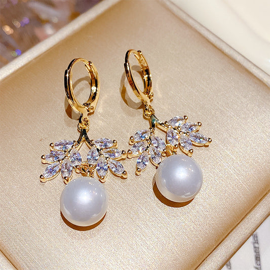 Elegant Pearl Drop Earrings