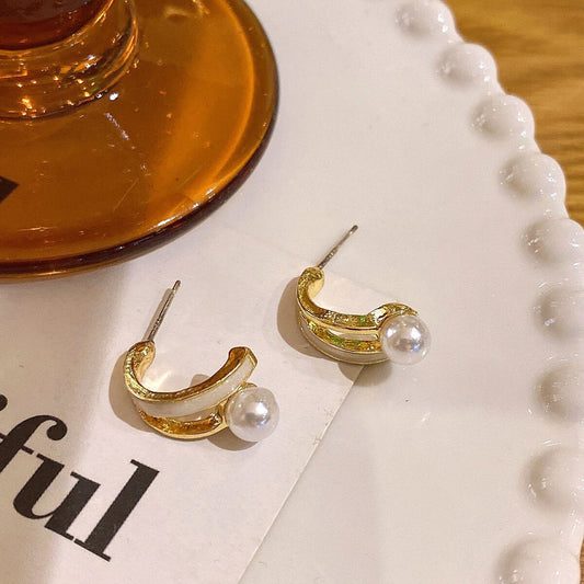 Elegant Pearl Earrings