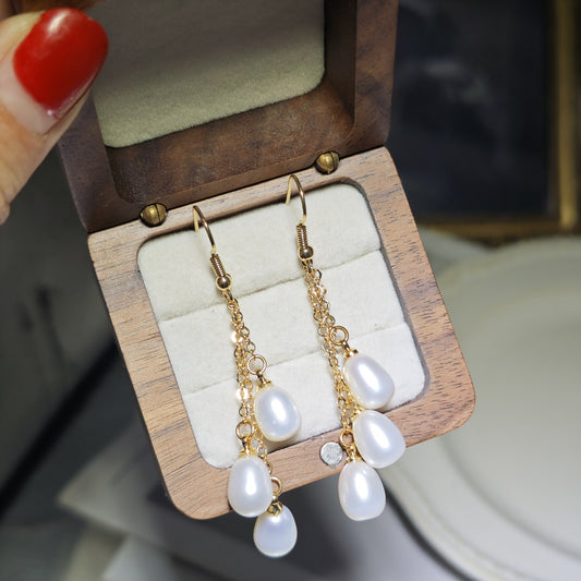 Elegant Pearl Earrings