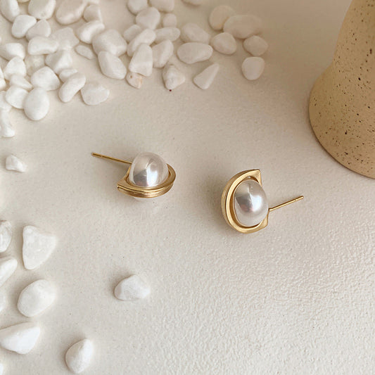 Elegant Pearl Earrings