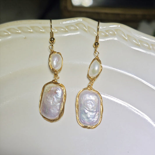 Elegant Pearl Earrings