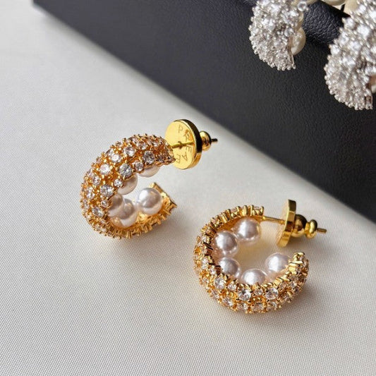 Elegant Pearl Earrings