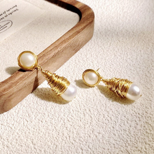 Elegant Pearl Earrings