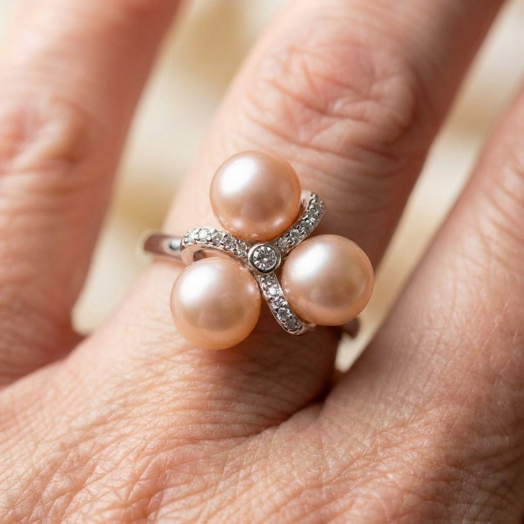 Pearl Statement Ring