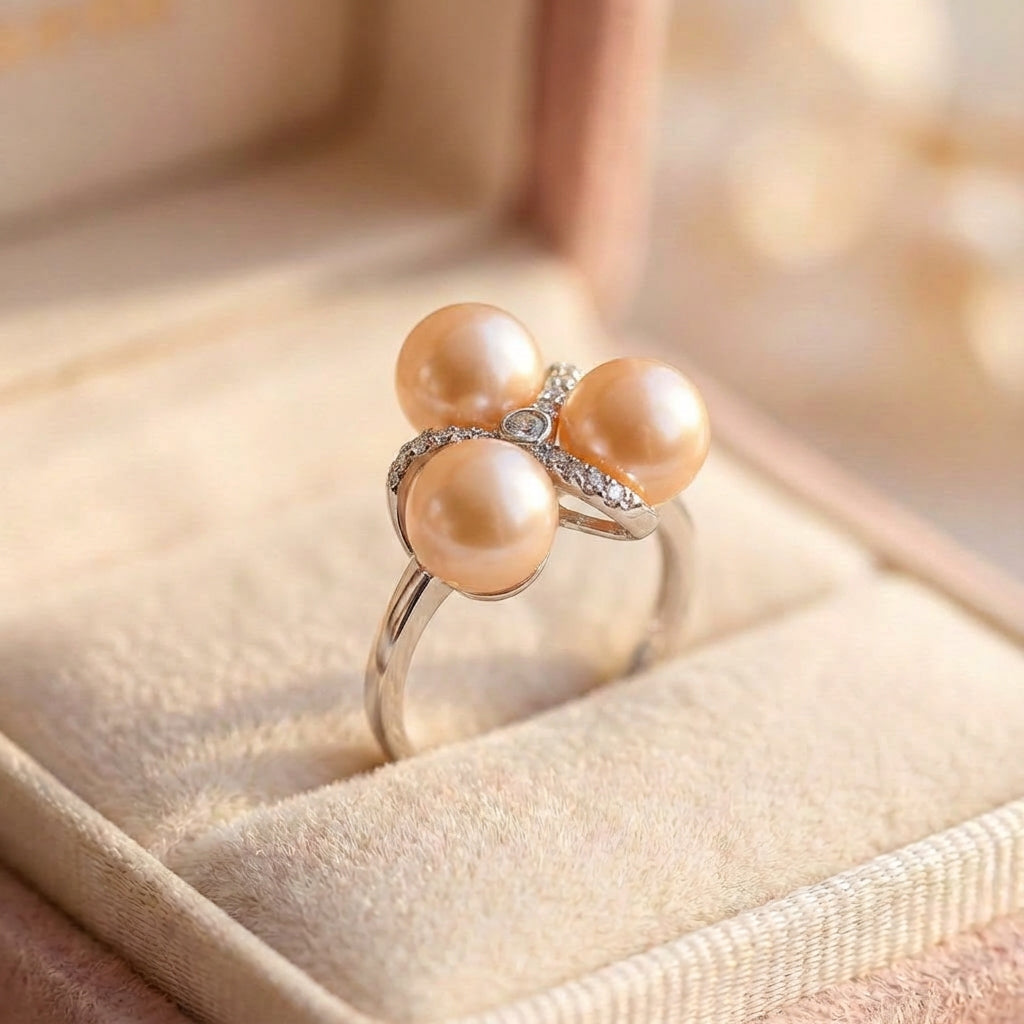 Elegant Pearl Statement Ring