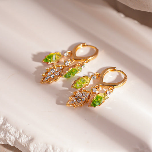 Elegant Peridot Earrings