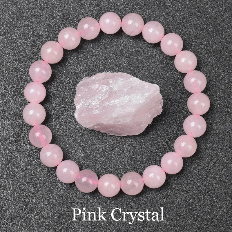 Elegant Pink Crystal Bracelet
