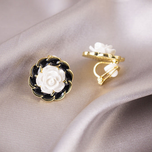 Elegant Rose Earrings