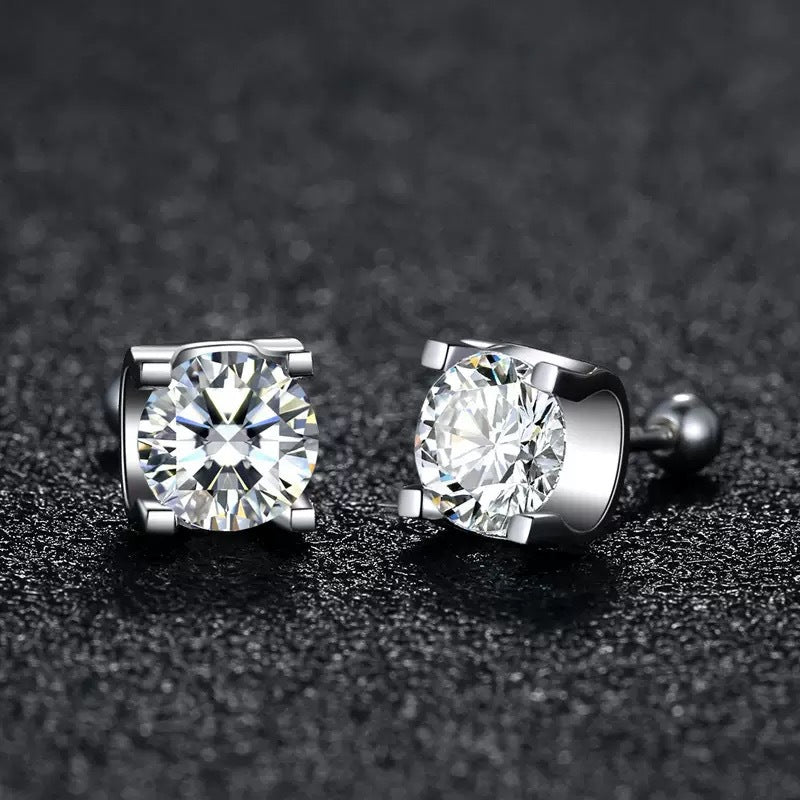 Elegant Round Cut Stud