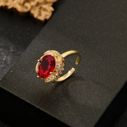 Elegant Ruby Ring