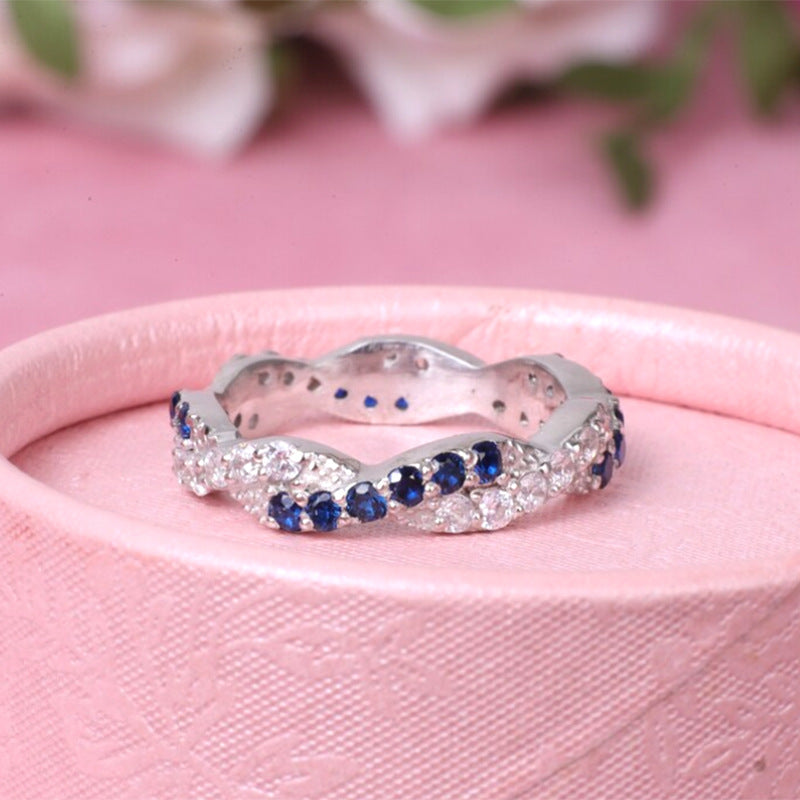 Elegant Sapphire Diamond Ring