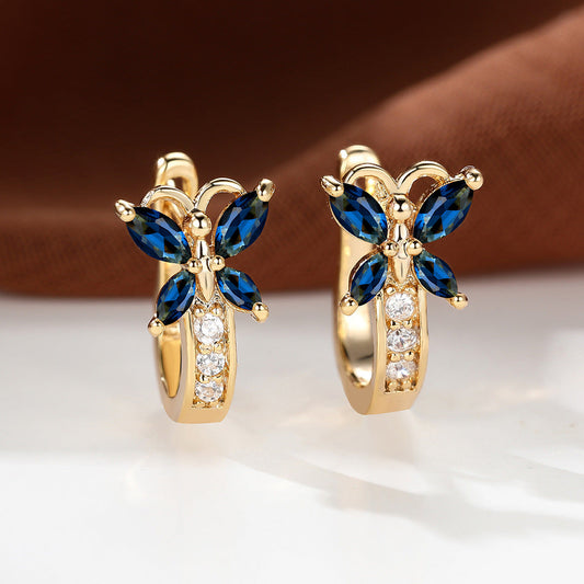 Elegant Sapphire Earrings