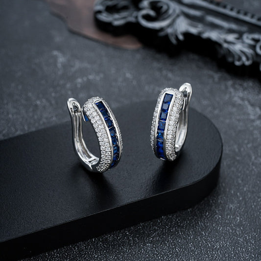 Elegant Sapphire Earrings