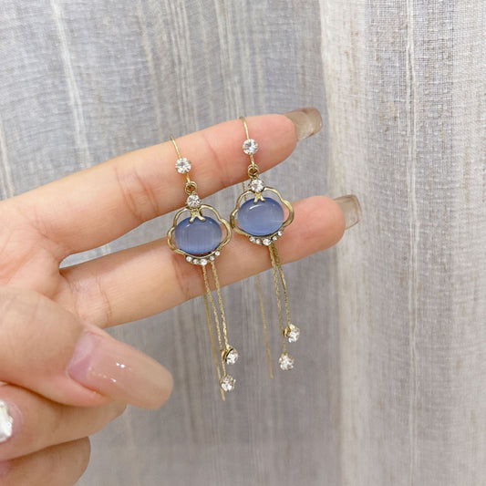 Elegant Sapphire Earrings