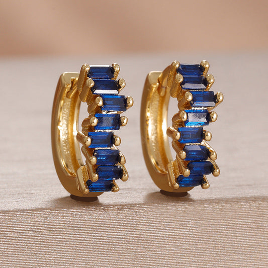 Elegant Sapphire Earrings