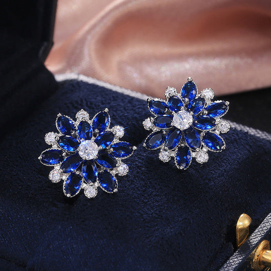 Elegant Sapphire Earrings