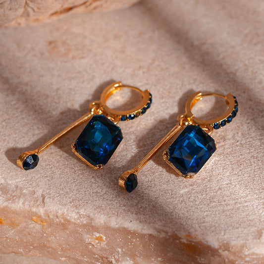 Elegant Sapphire Earrings
