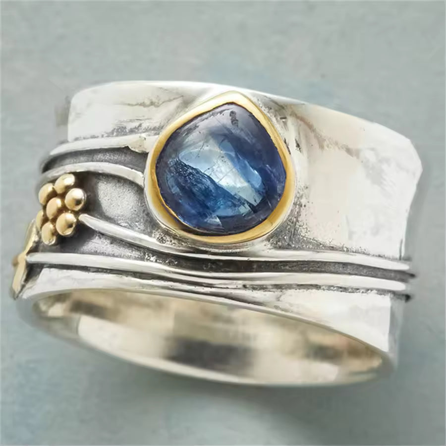 Elegant Sapphire Statement Ring
