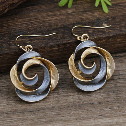 Elegant Spiral Earrings