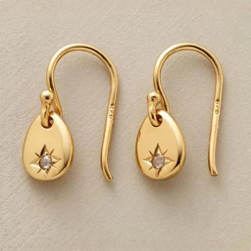 Elegant Star Drop Earrings