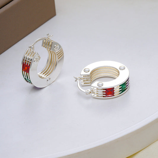 Elegant Striped Earrings