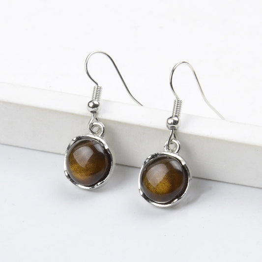 Elegant Tiger Eye Earrings