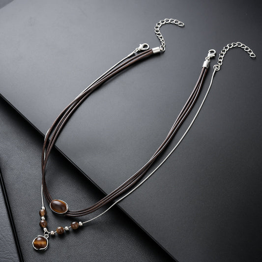 Elegant Tiger Eye Necklace
