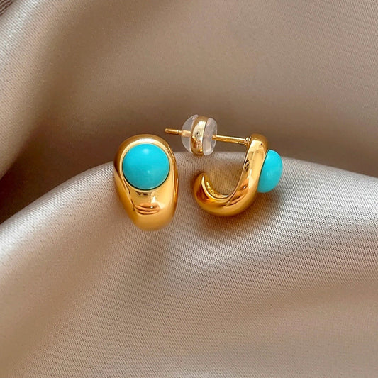 Elegant Turquoise Earrings