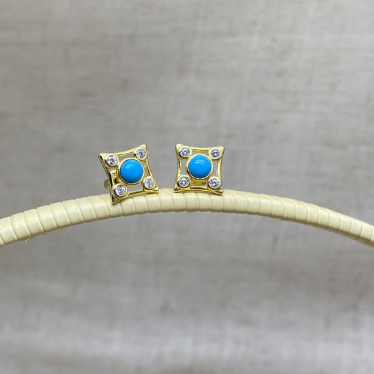 Elegant Turquoise Earrings
