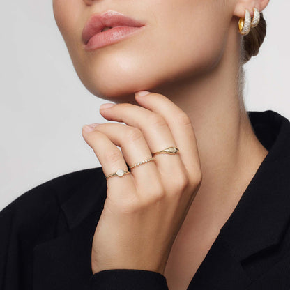 Gold Dome Ring