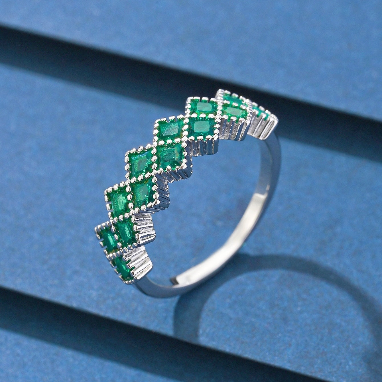 Emerald Statement Ring