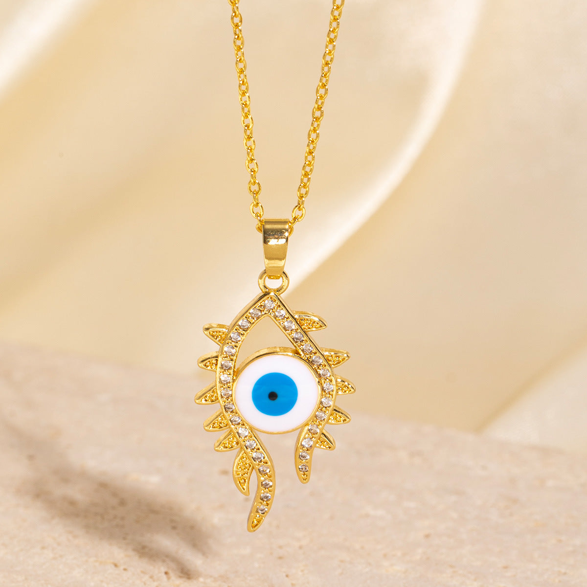 Evil Eye Gold Necklace