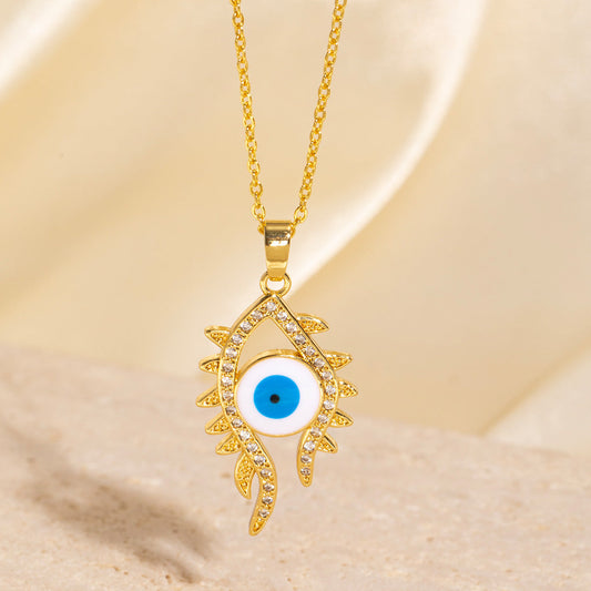 Evil Eye Gold Necklace