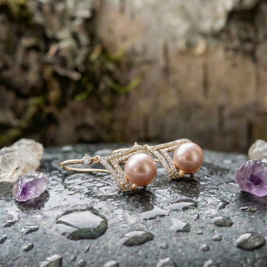 Fashion Luxury Pearl Dangle Earrings